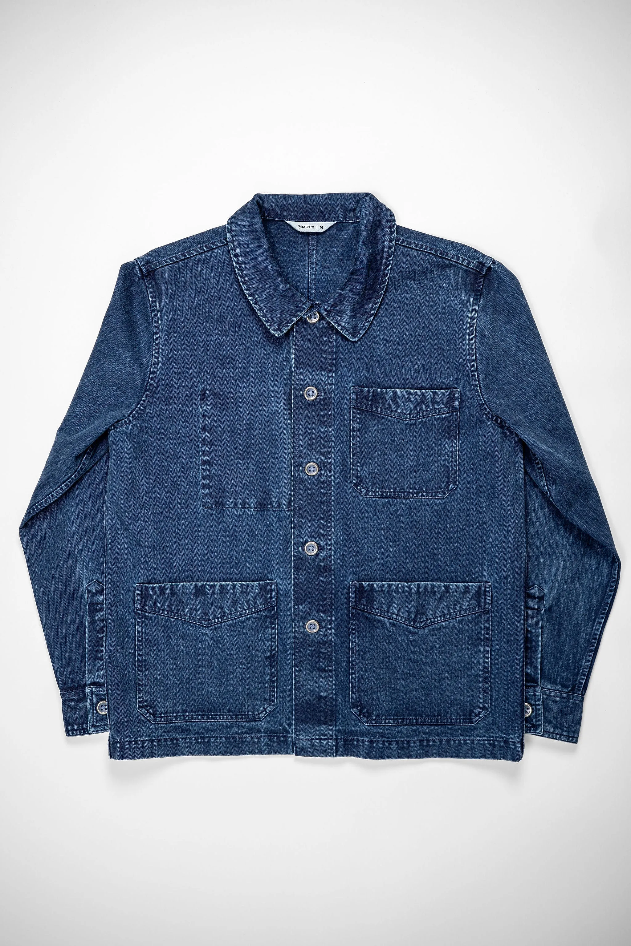 3sixteen French Work Jacket - Indigo sold by Franklin and Poe product image thumbnail 4