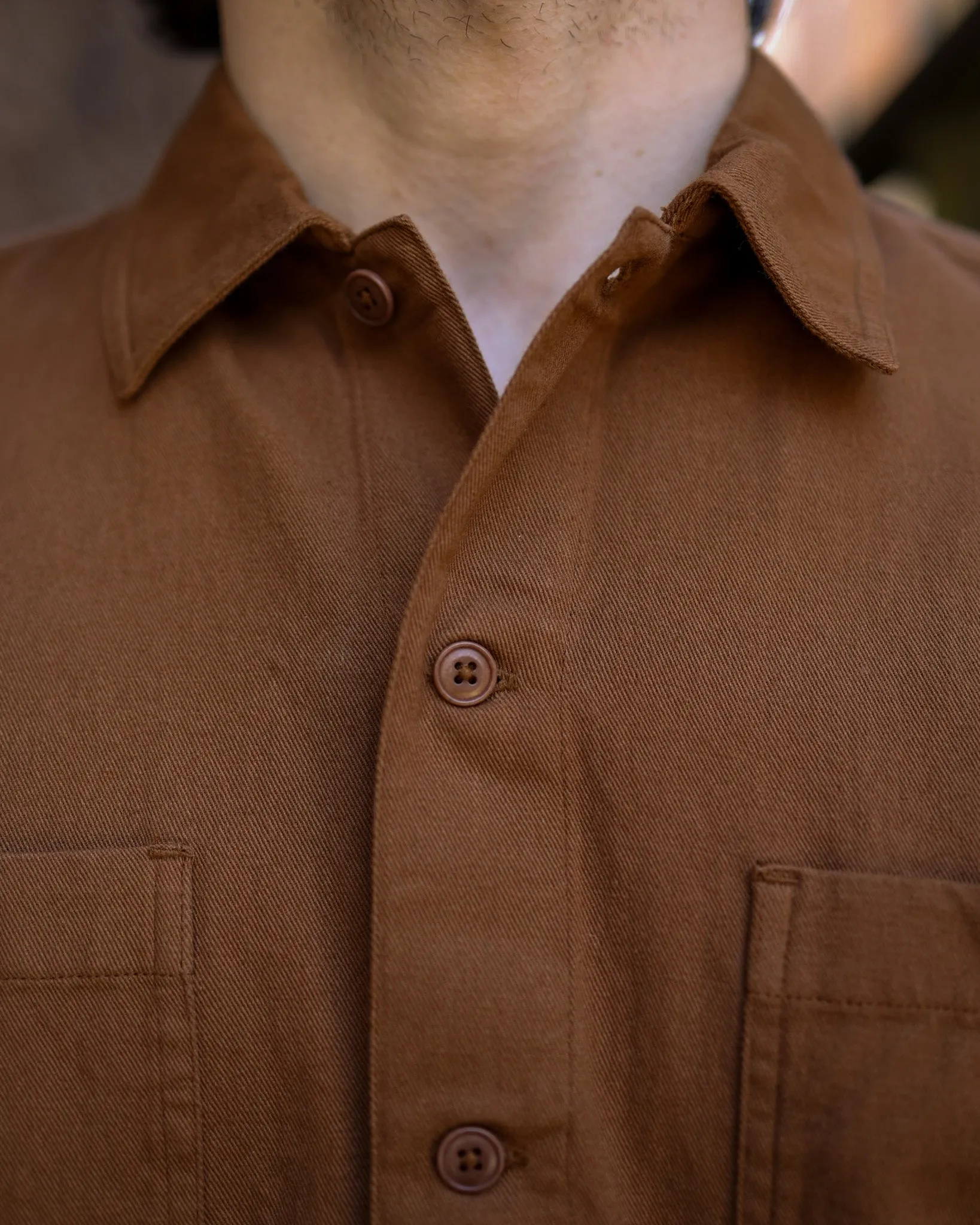 3sixteen Short Sleeve Shirt - Sandstone Twill sold by Franklin and Poe product image thumbnail 5