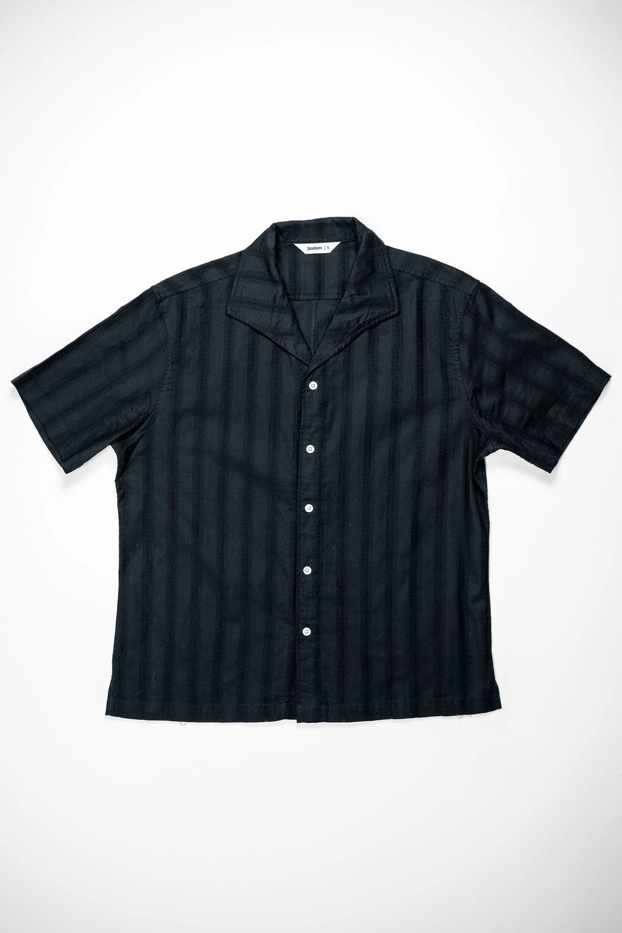 3sixteen Leisure Shirt - Black Lace Weave sold by Franklin and Poe product image thumbnail 4