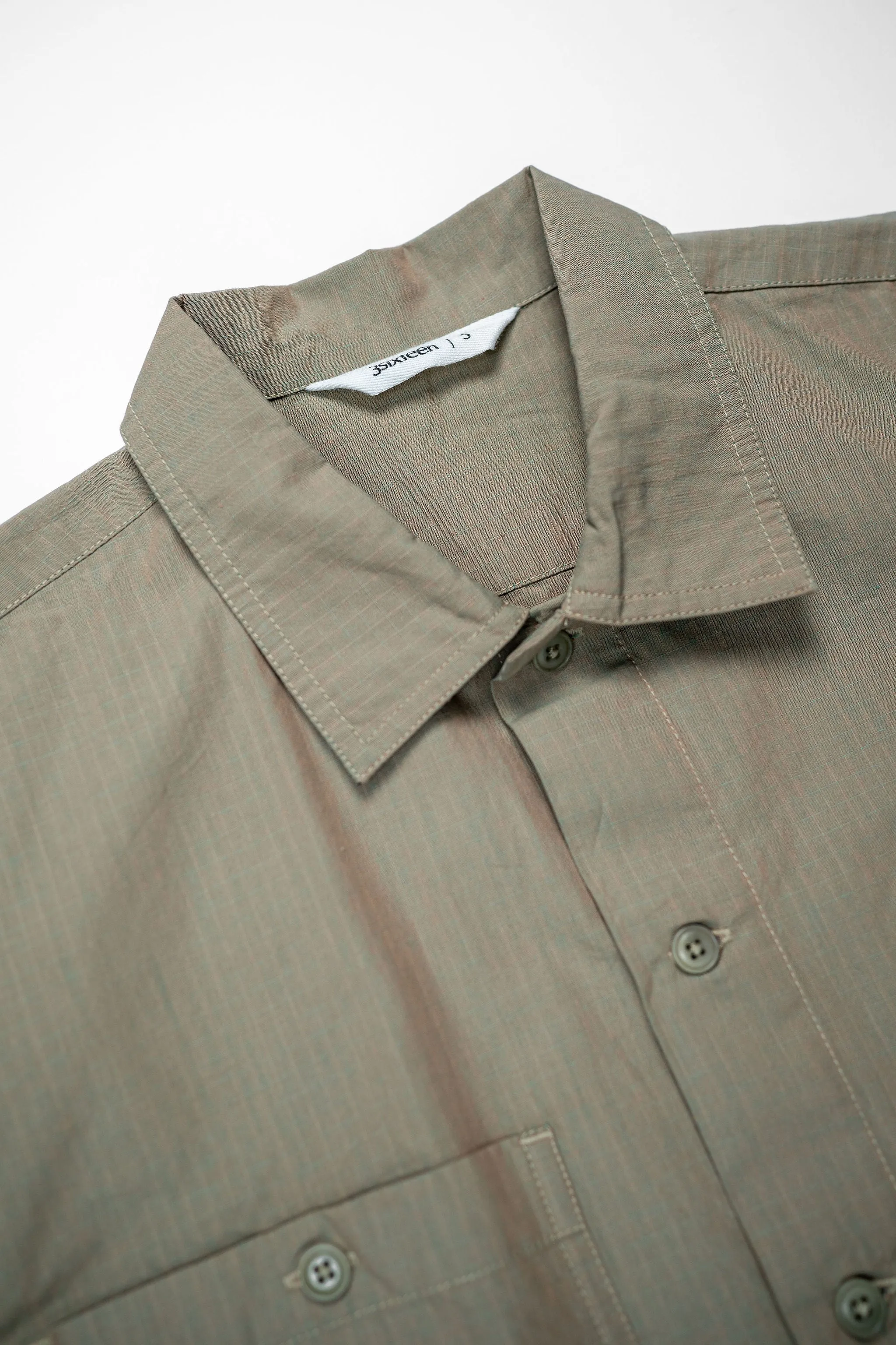 3sixteen Short Sleeve Shirt - Iridescent Ripstop sold by Franklin and Poe product image thumbnail 5