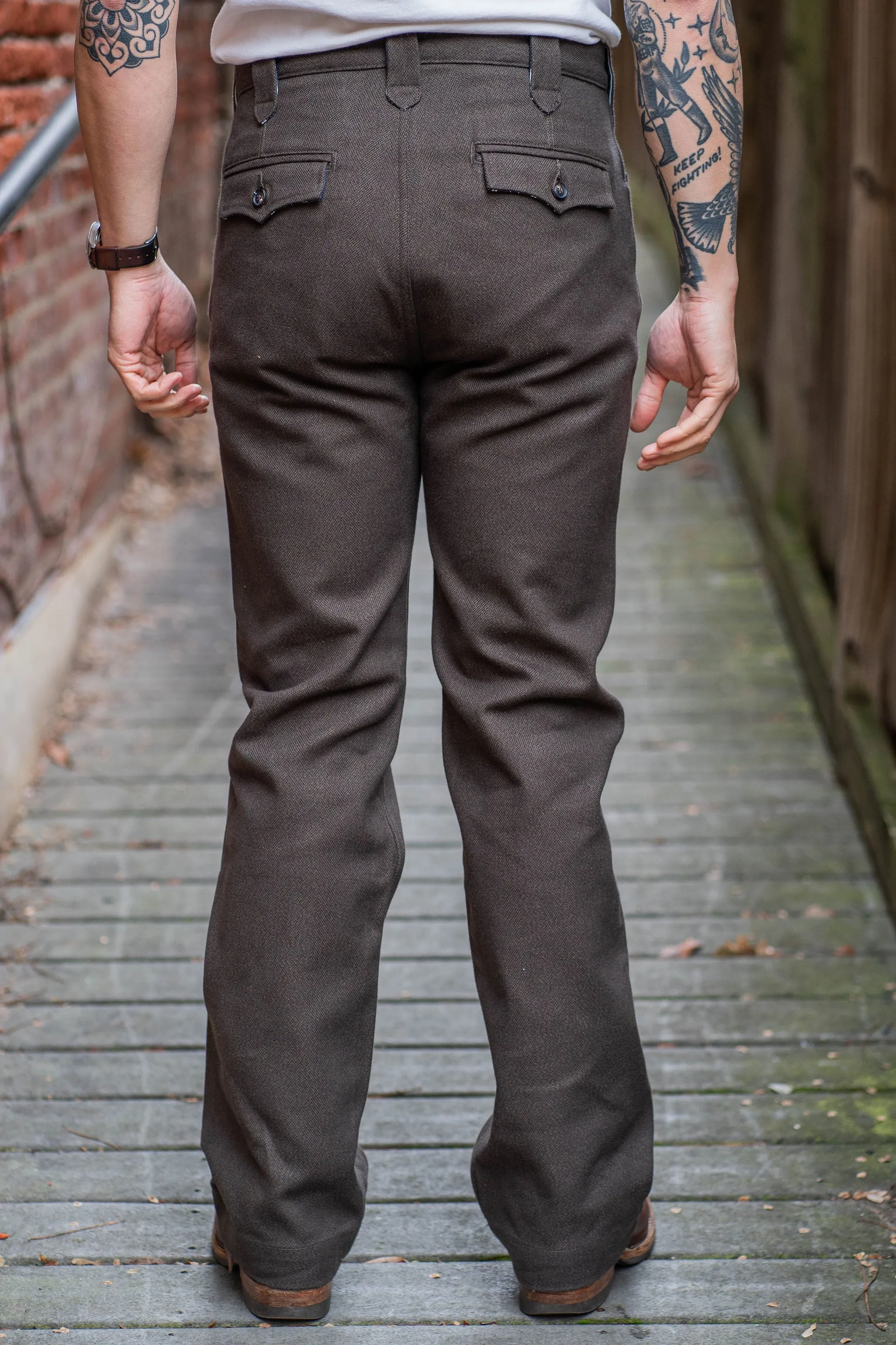 Freenote Cloth Duster Pant - Brown sold by Franklin and Poe product image thumbnail 3