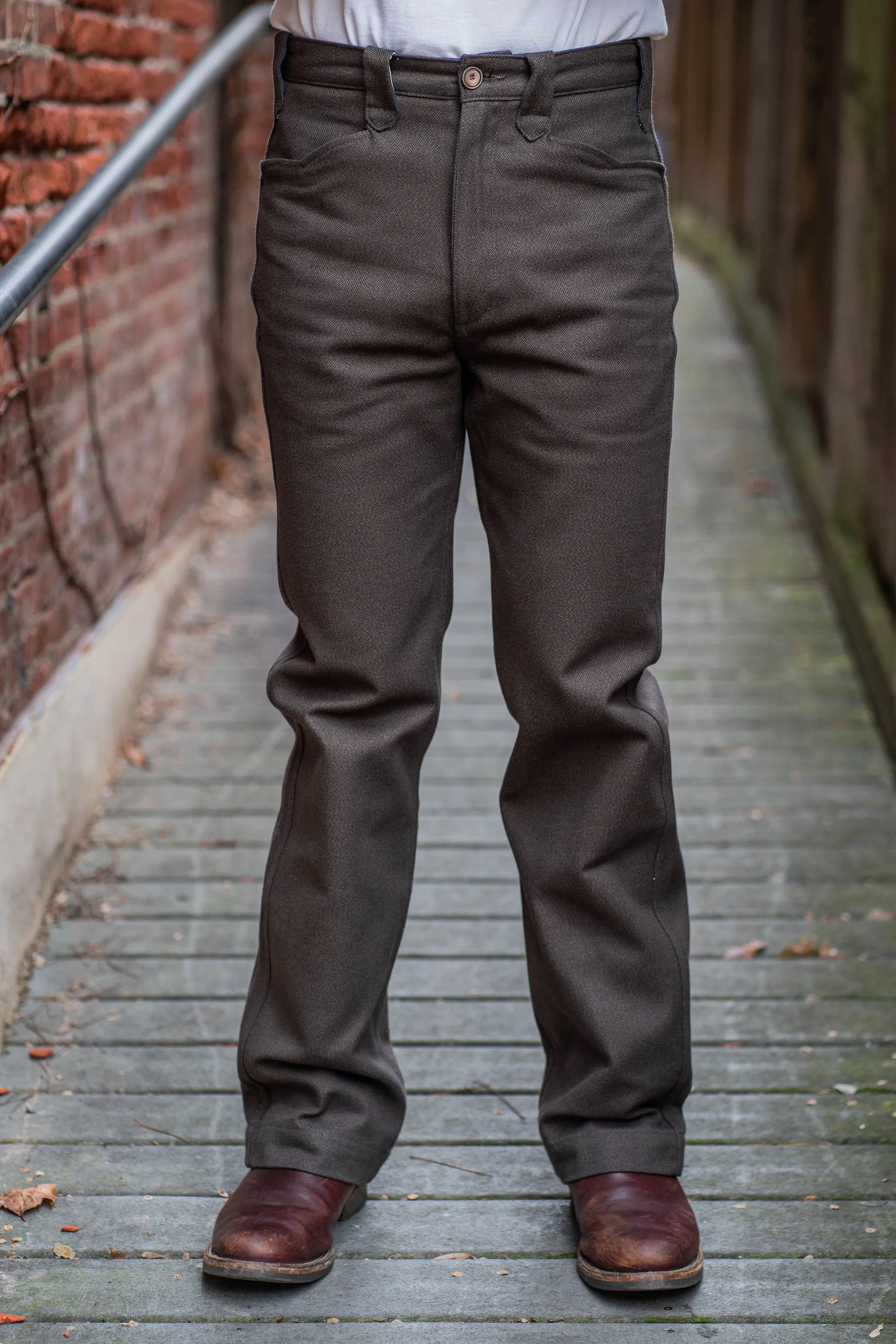 Freenote Cloth Duster Pant - Brown sold by Franklin and Poe