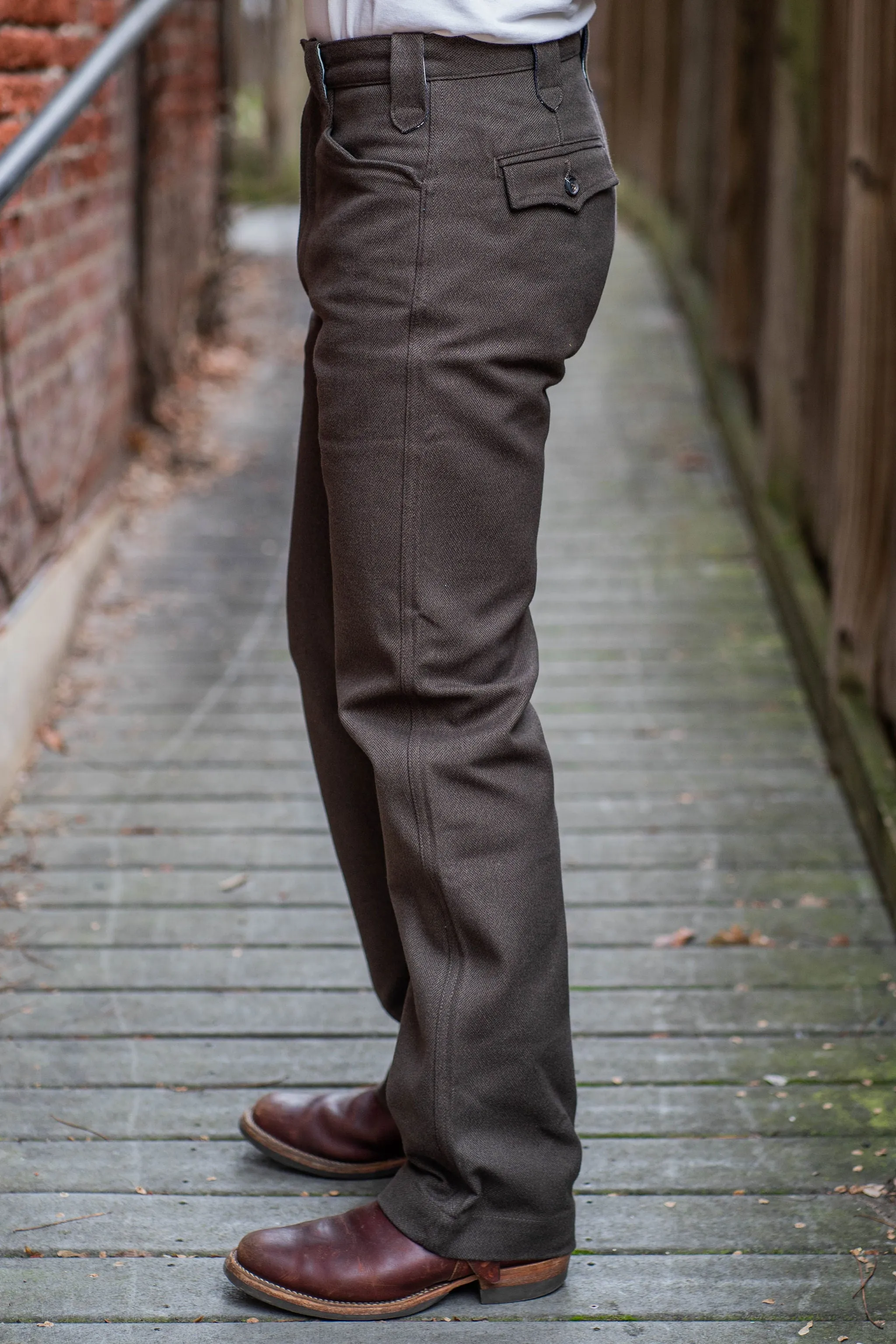 Freenote Cloth Duster Pant - Brown sold by Franklin and Poe product image thumbnail 2