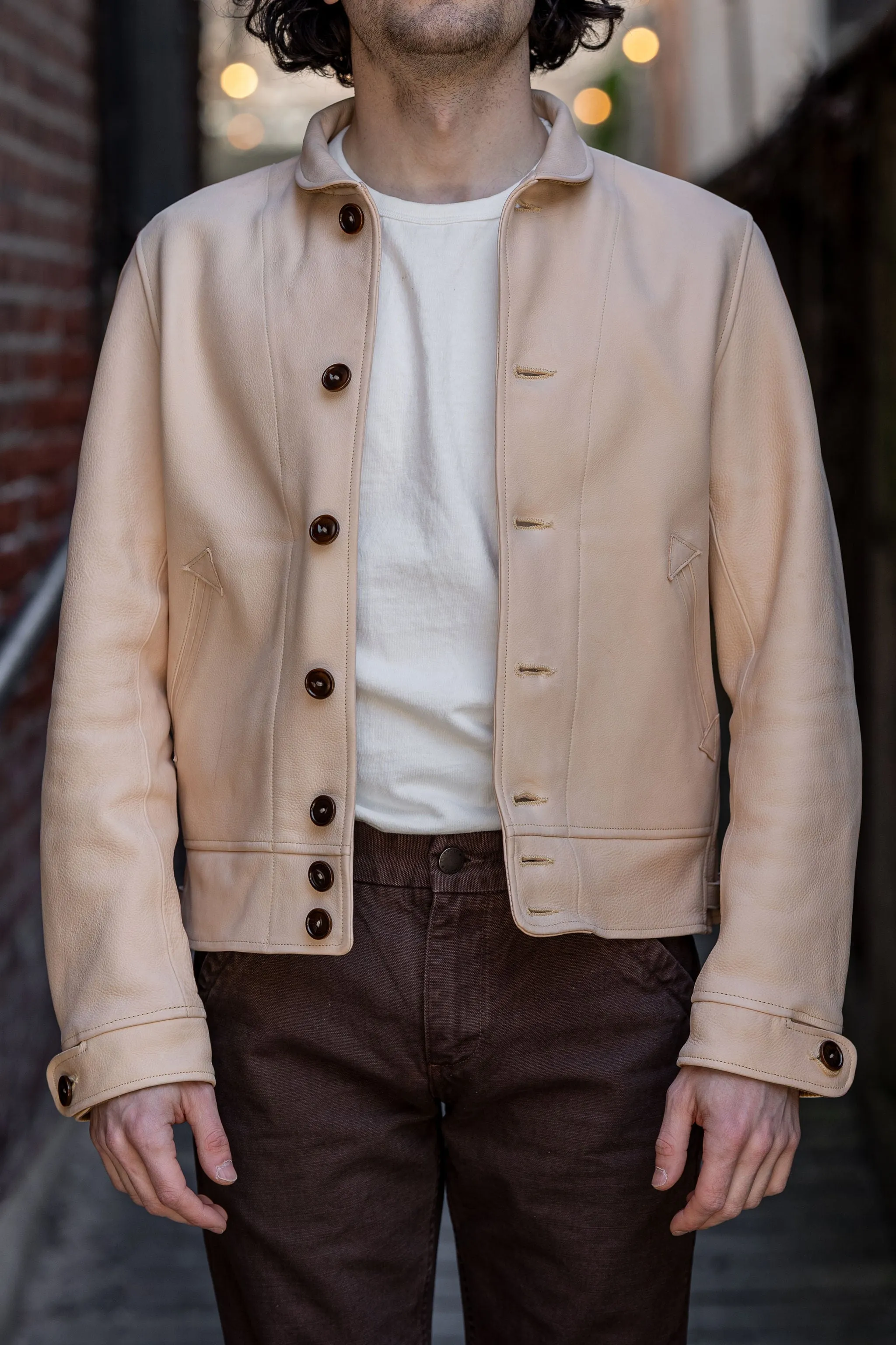 Mister Freedom Campus Jacket - Natural sold by Franklin and Poe product image thumbnail 2