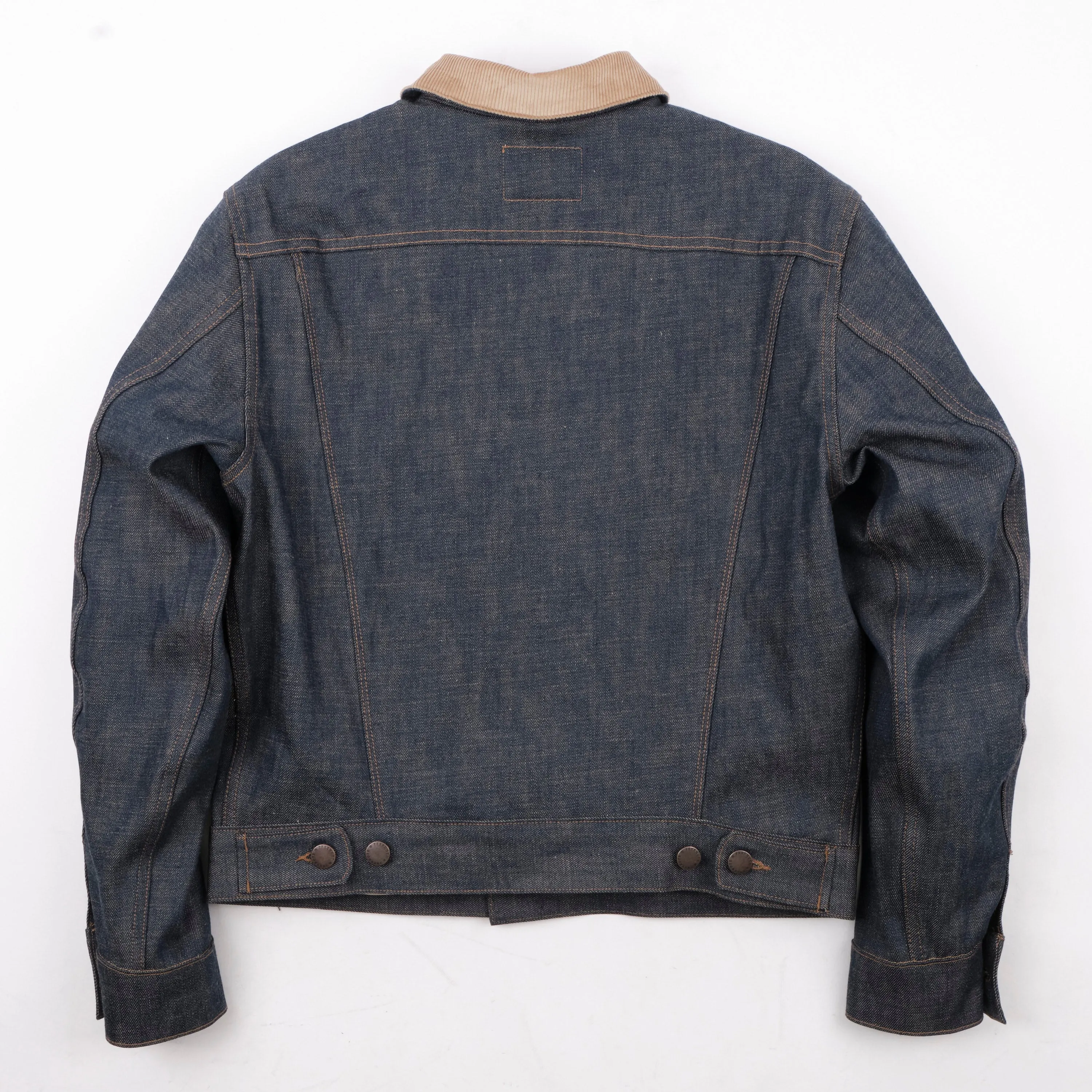 Freenote Cloth High Low Jacket - 13oz Natural Indigo sold by Franklin and Poe product image thumbnail 5