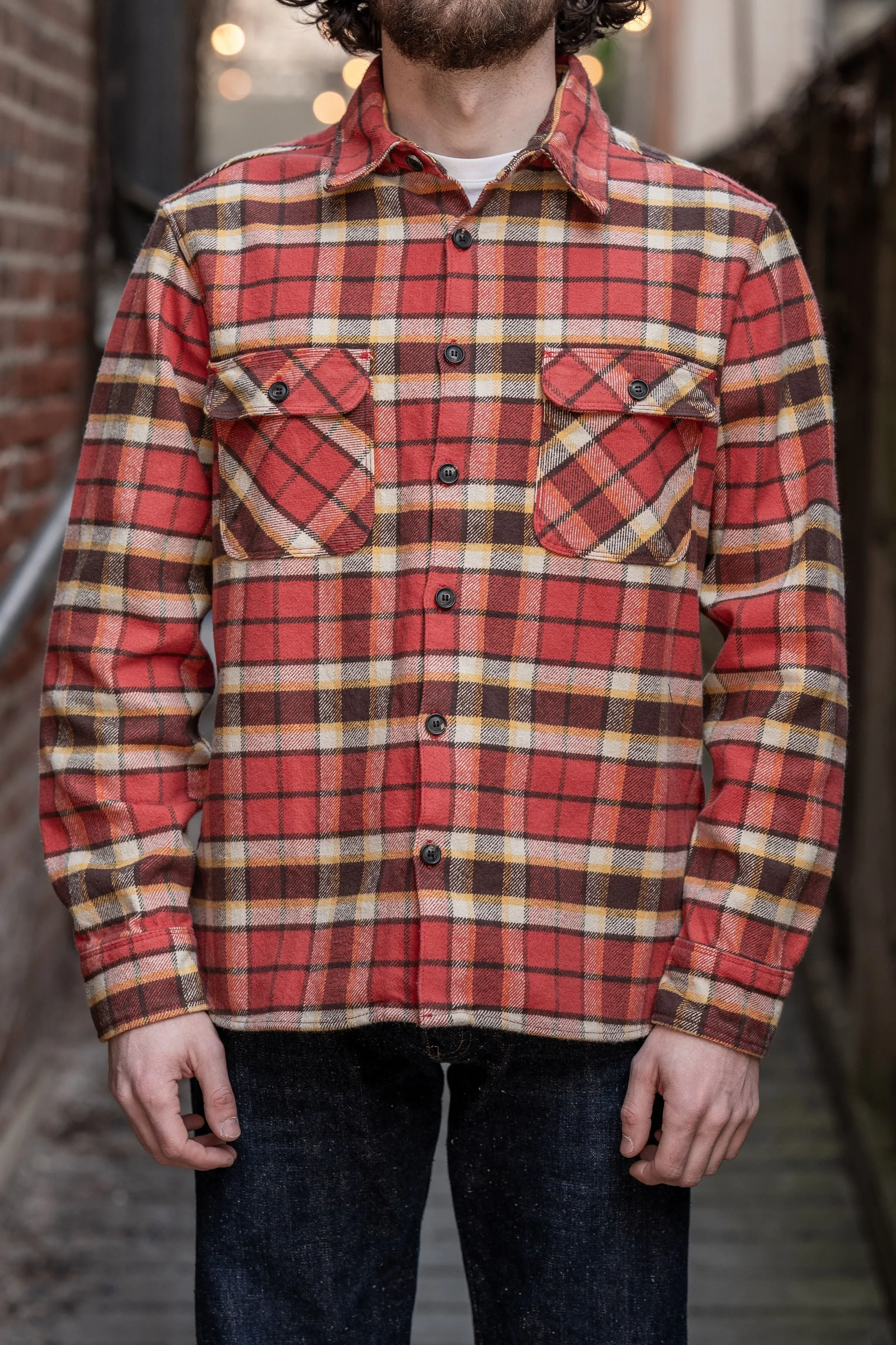 Freenote Cloth Benson - Mandalay Red sold by Franklin and Poe