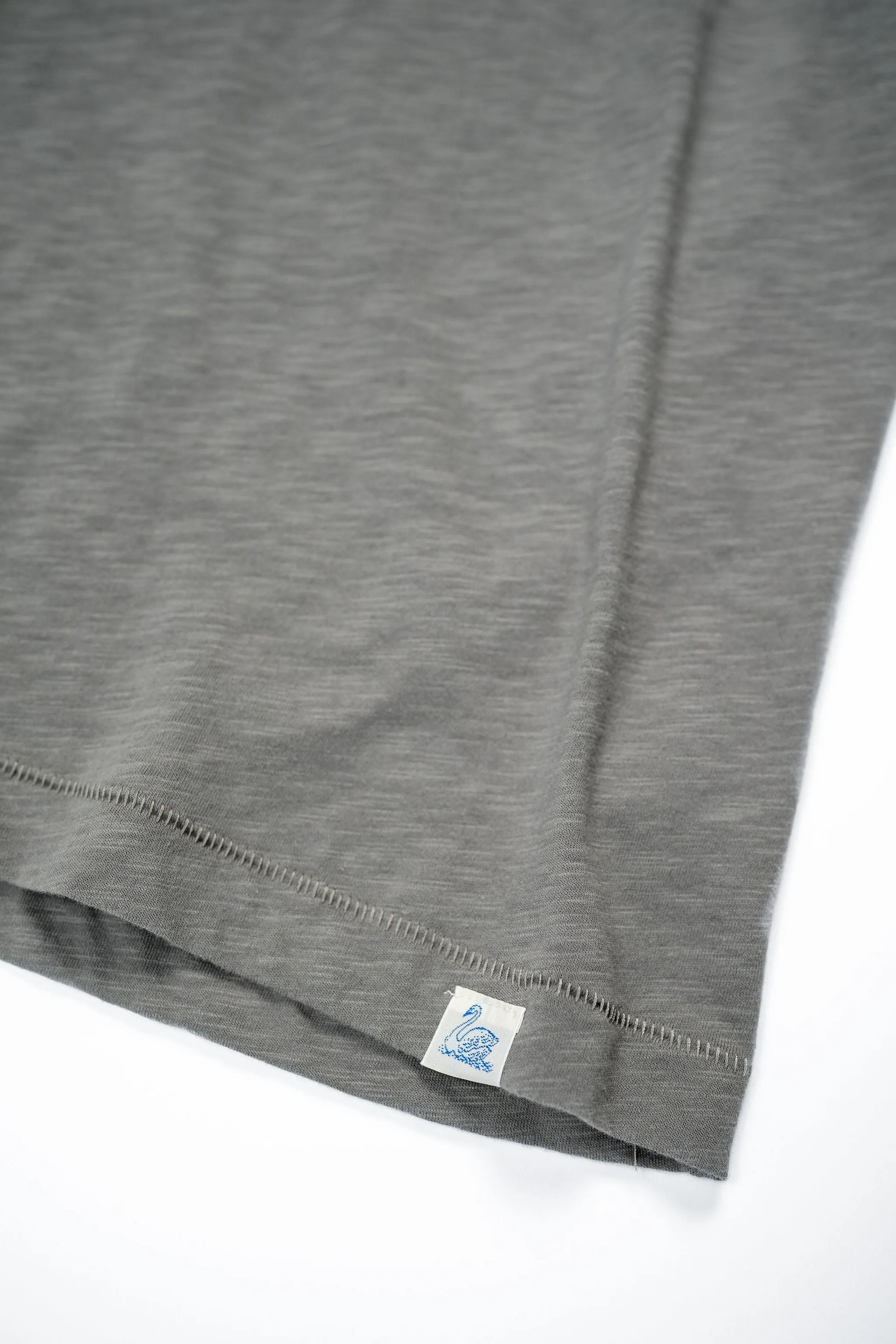 Merz b. Schwanen SCT04 Good Basics 4.9oz Relaxed Fit Pima Slub T-Shirt - Vintage Army sold by Franklin and Poe product image thumbnail 5