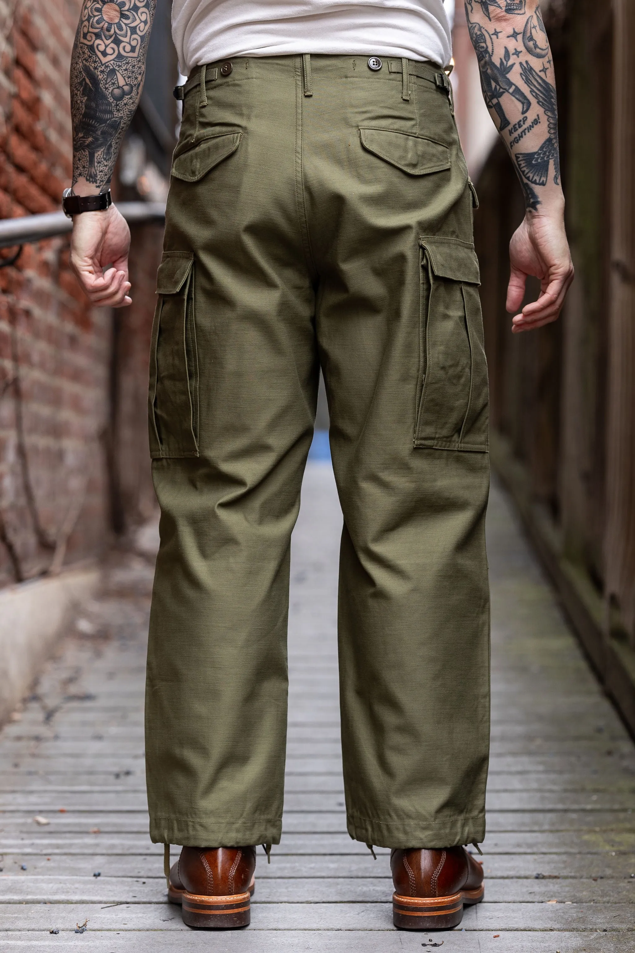 Buzz Rickson's BR42529 M-1951 Trousers - Olive sold by Franklin and Poe product image thumbnail 3