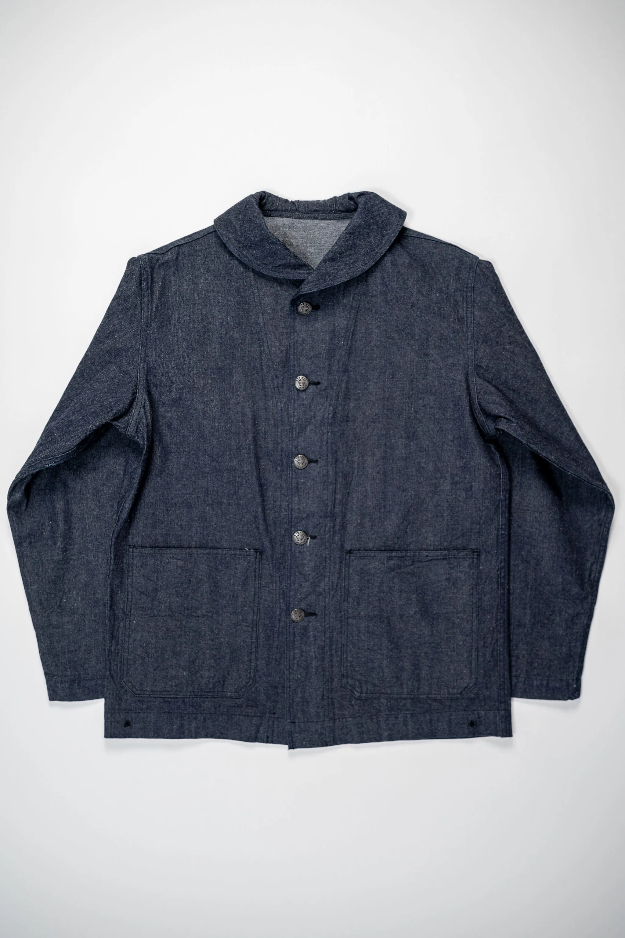 Buzz Rickson's BR12744 Dungaree Jumper - Navy sold by Franklin and Poe product image thumbnail 4