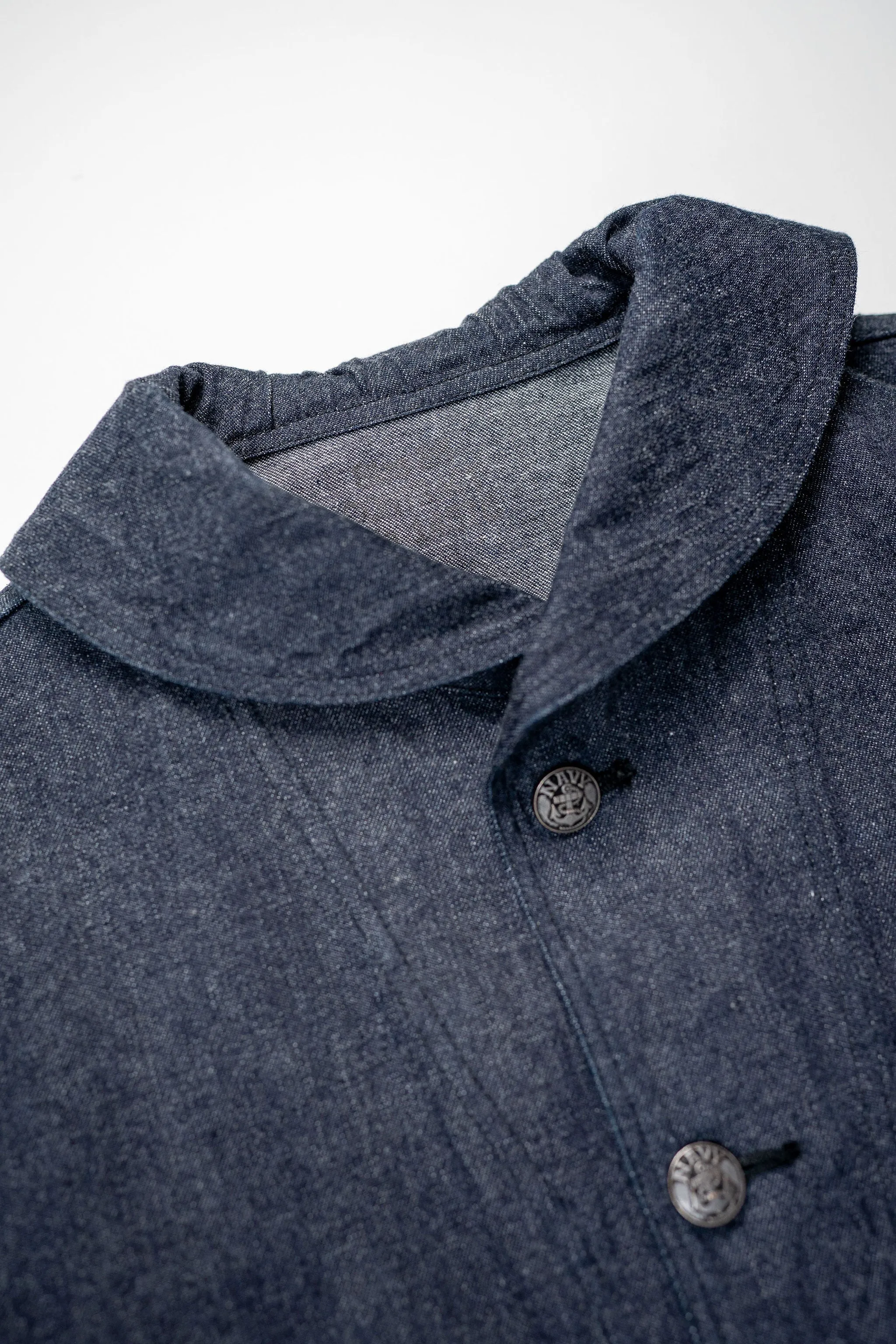 Buzz Rickson's BR12744 Dungaree Jumper - Navy sold by Franklin and Poe product image thumbnail 5