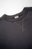 Buzz Rickson's BR65622 Set-in Crew Neck Sweatshirt - Black sold by Franklin and Poe
