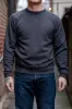 Buzz Rickson's BR65622 Set-in Crew Neck Sweatshirt - Black sold by Franklin and Poe