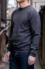 Buzz Rickson's BR65622 Set-in Crew Neck Sweatshirt - Black sold by Franklin and Poe