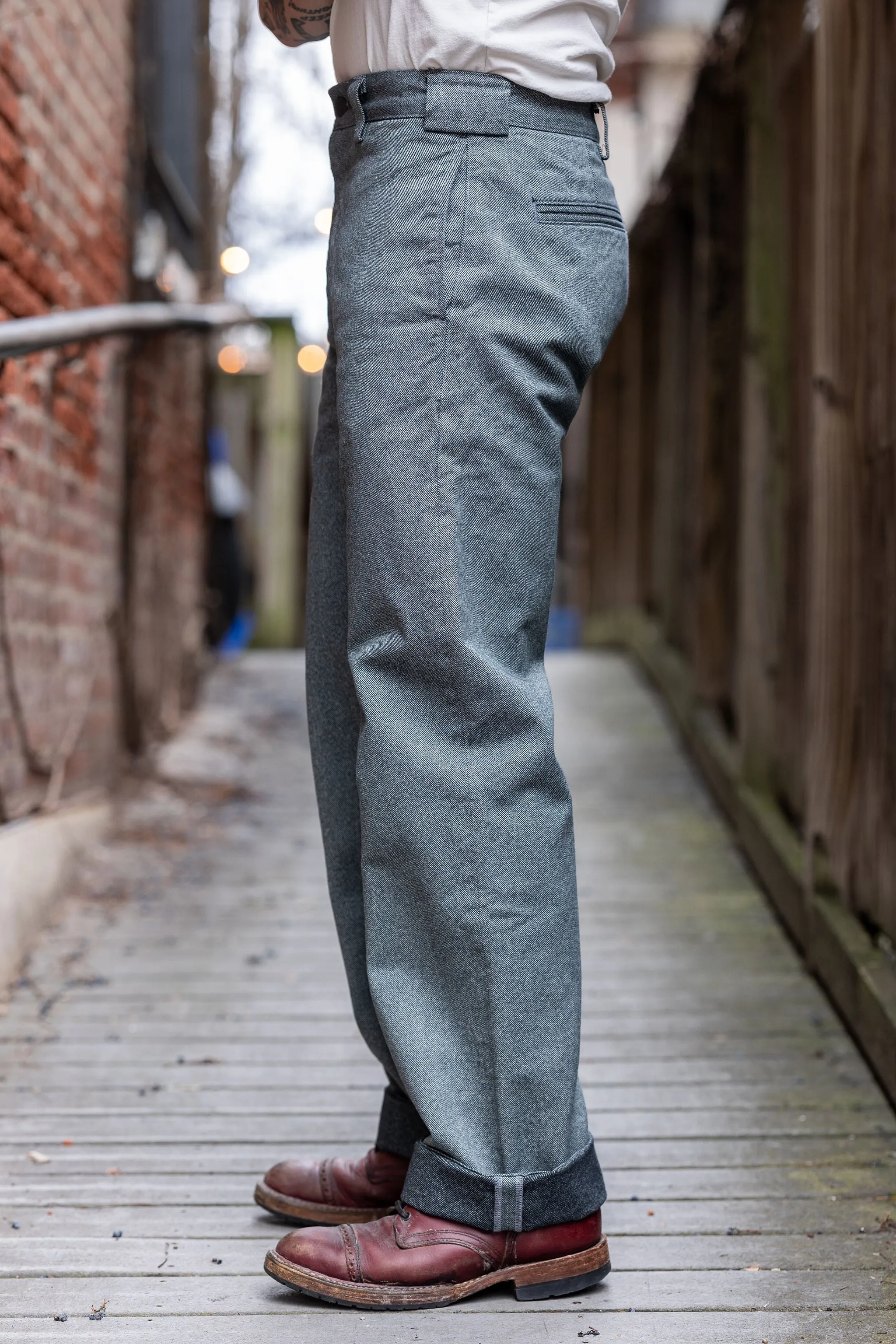 Freenote Cloth Shifter Pant - Marine Twill sold by Franklin and Poe product image thumbnail 2