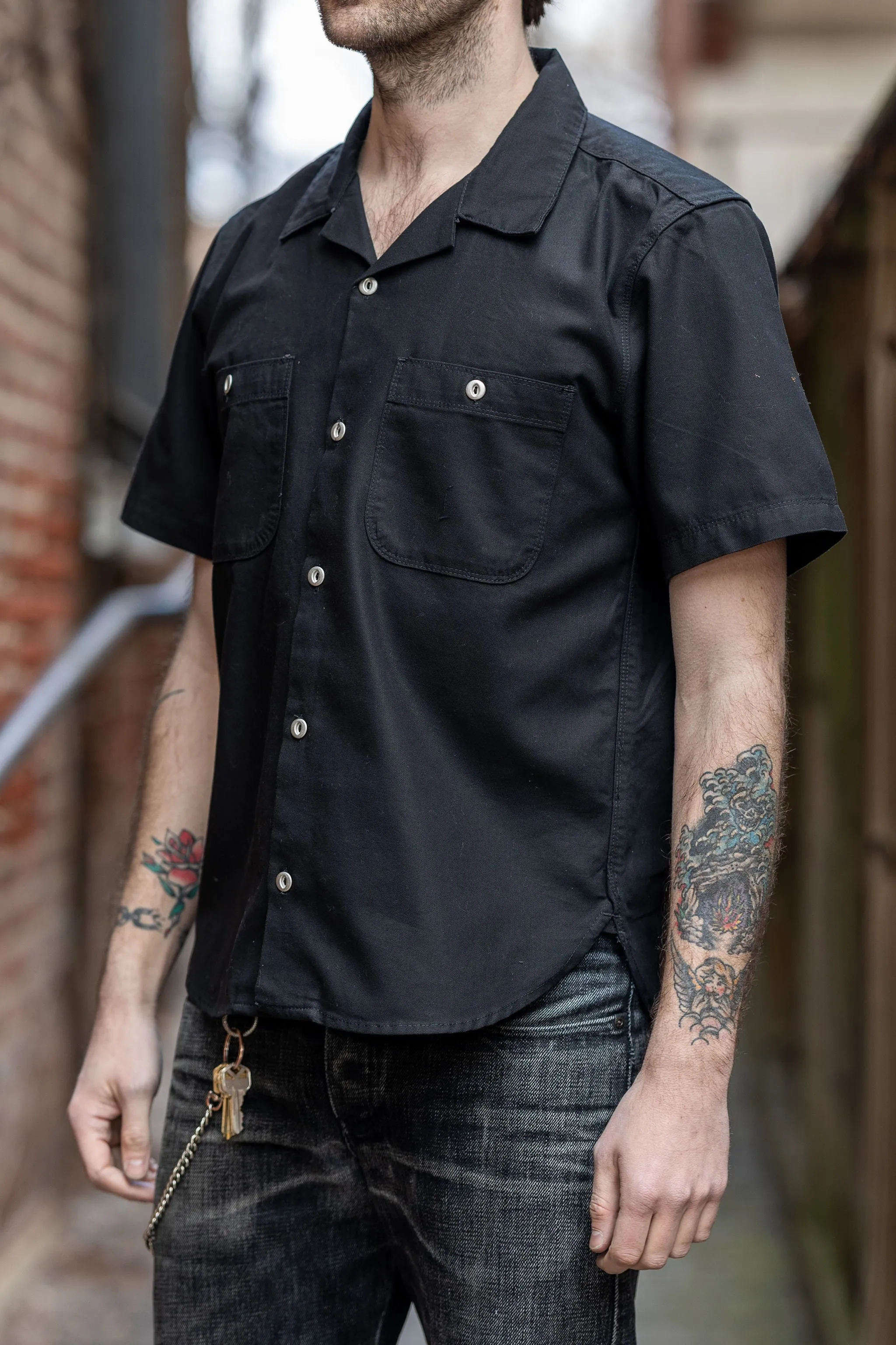 Freenote Cloth Dayton S/S - Obsidian sold by Franklin and Poe product image thumbnail 2