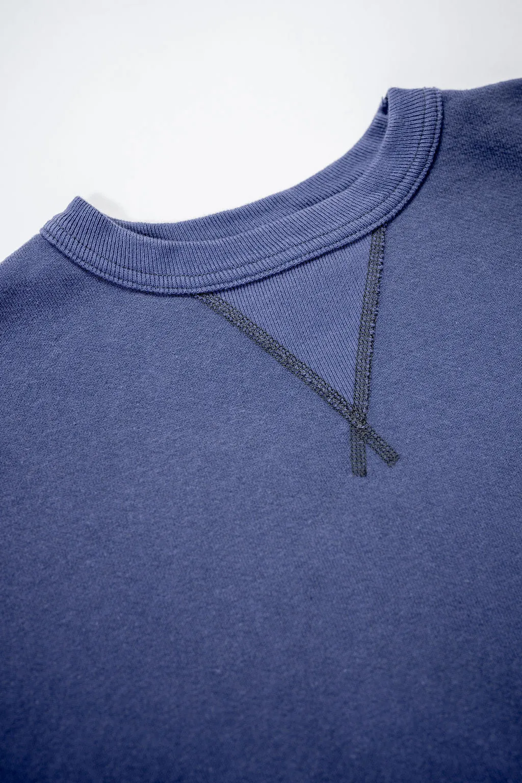 Buzz Rickson's BR65622 Set-in Crew Neck Sweatshirt - Navy sold by Franklin and Poe product image thumbnail 5