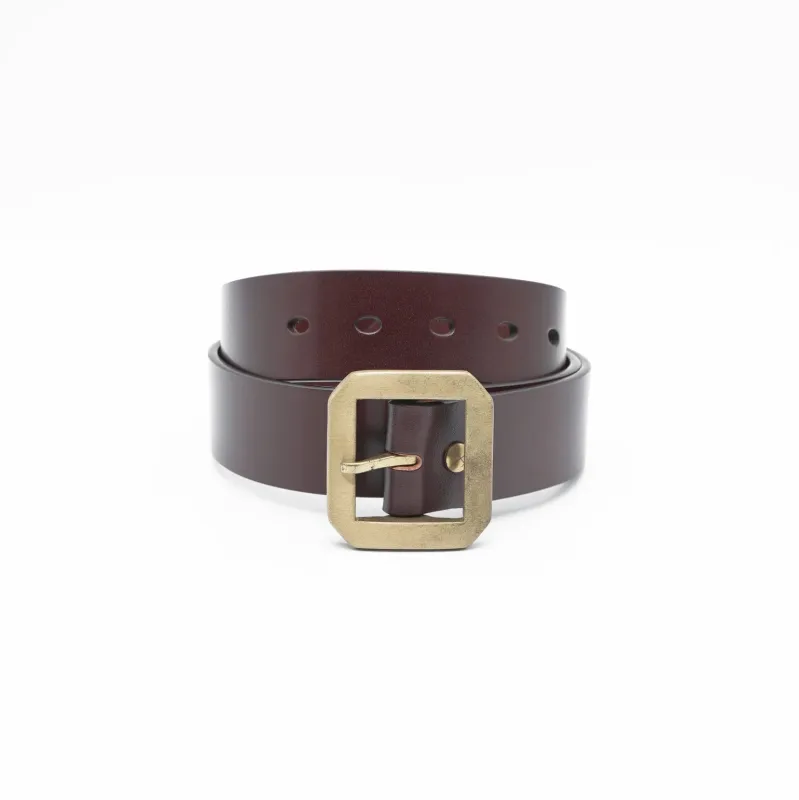 Obbi Good Label Single Prong Garrison Buckle Leather Belt - Tan sold by Franklin and Poe