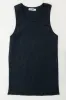 Freenote Cloth Ribbed Tank - Midnight sold by Franklin and Poe