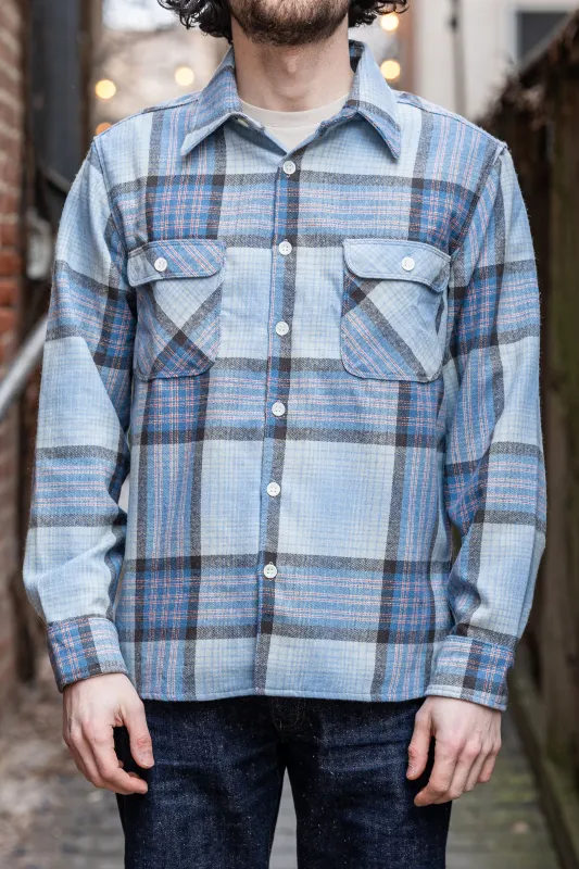 Freenote Cloth Benson - Concord Blue Wool sold by Franklin and Poe