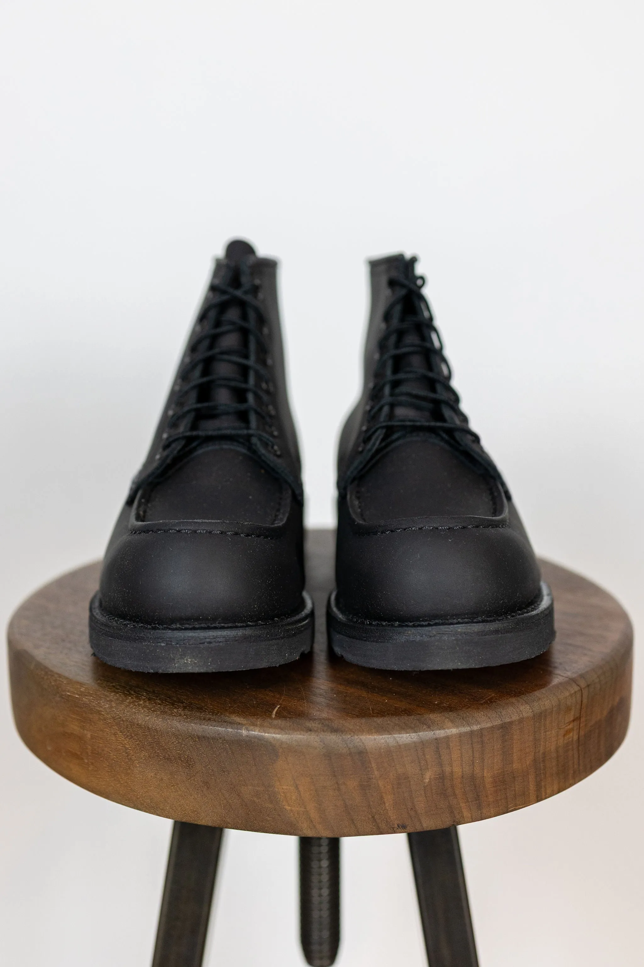 Red Wing Heritage Classic Moc 8074 - Black Harness Leather sold by Franklin and Poe