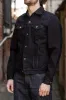 Iron Heart IH-526-142OD 14oz Selvedge Denim Modified Type III Jacket - Indigo Overdyed Black sold by Franklin and Poe