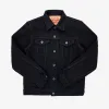 Iron Heart IH-526-142OD 14oz Selvedge Denim Modified Type III Jacket - Indigo Overdyed Black sold by Franklin and Poe