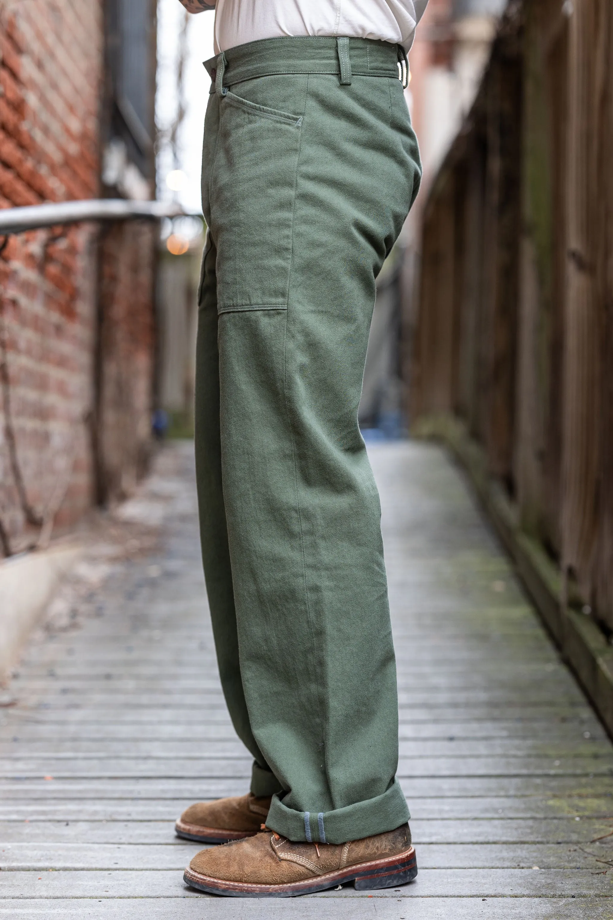 Freenote Cloth Vagabond - Olive sold by Franklin and Poe product image thumbnail 2