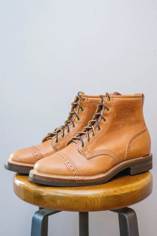 Wesco Boots Hendrik - Maryam Bruciato Horsehide sold by Franklin and Poe