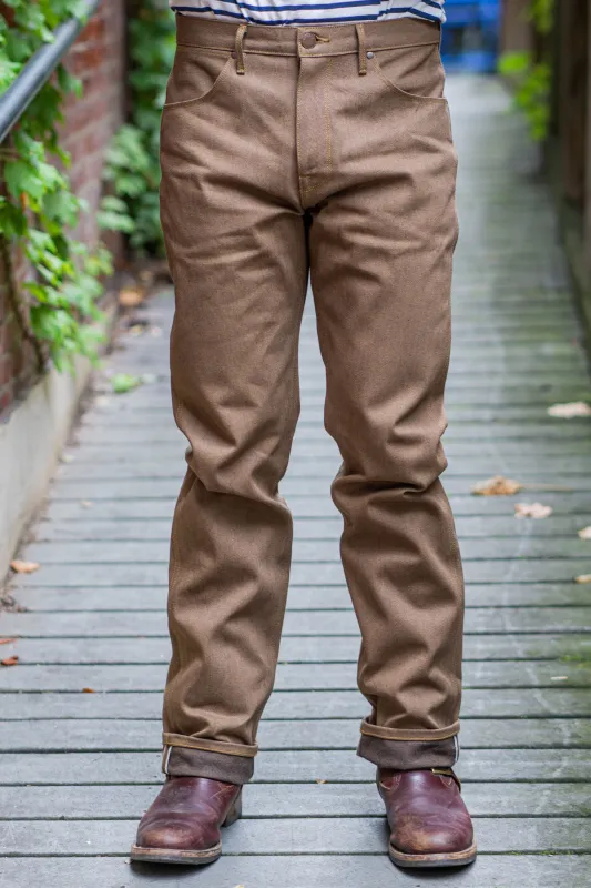 Freenote Cloth Wilkes - 15oz Brown Denim sold by Franklin and Poe