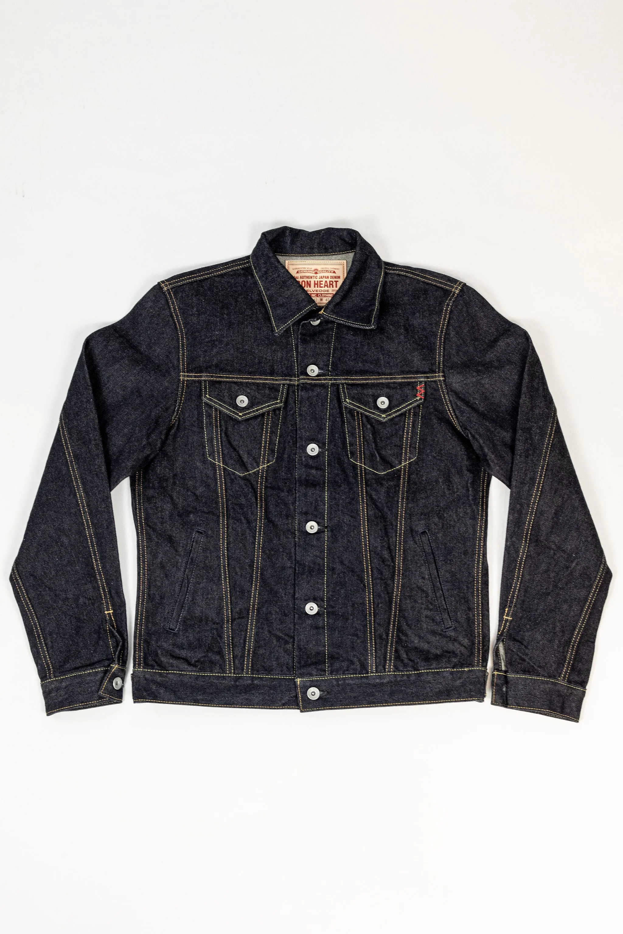 Iron Heart IH-526J 14oz Selvedge Denim Modified Type III Jacket - Indigo sold by Franklin and Poe product image thumbnail 4