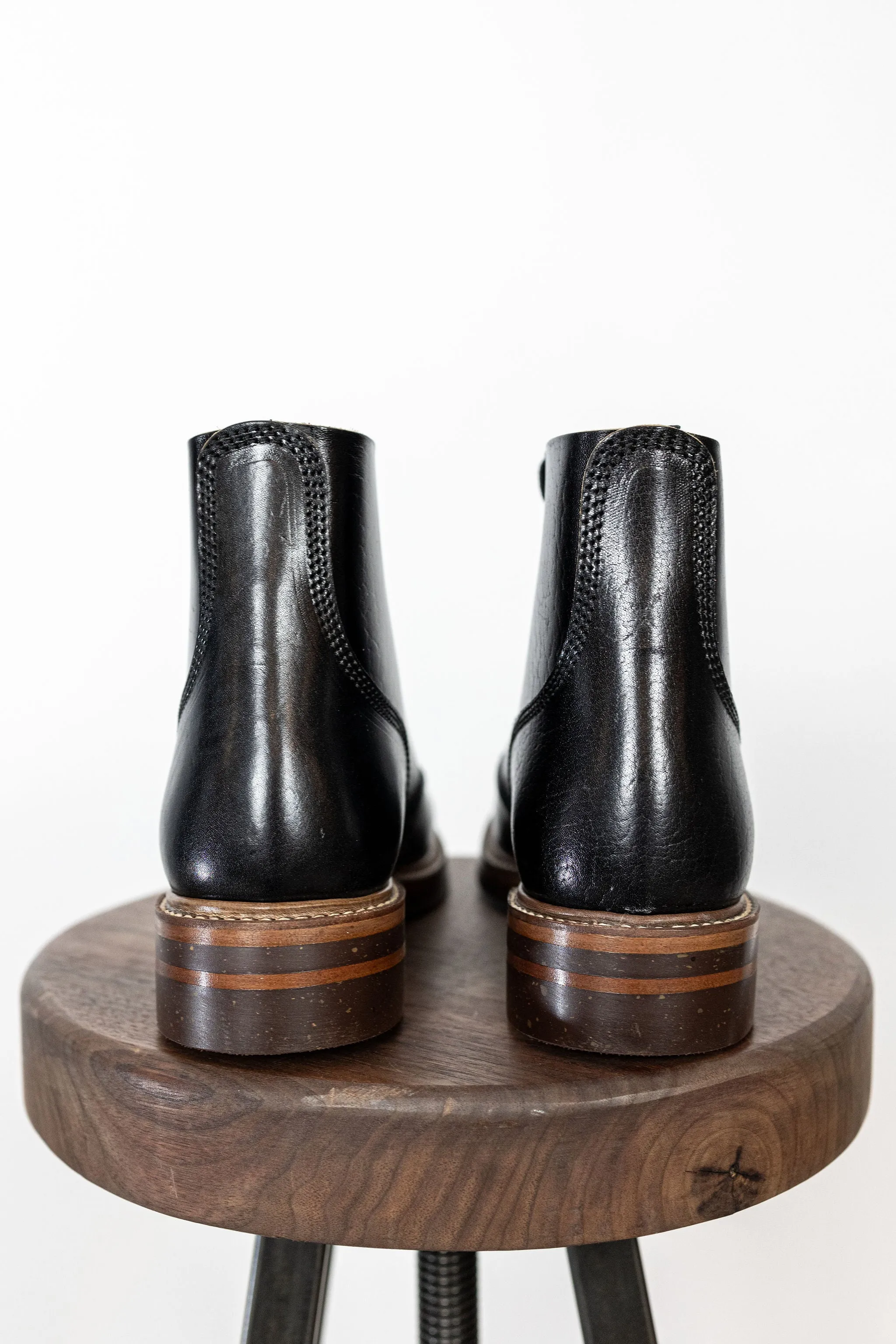 John Lofgren M-43 Service Shoes - Shinki Hikaku Black Teacore Horsebutt sold by Franklin and Poe product image thumbnail 3