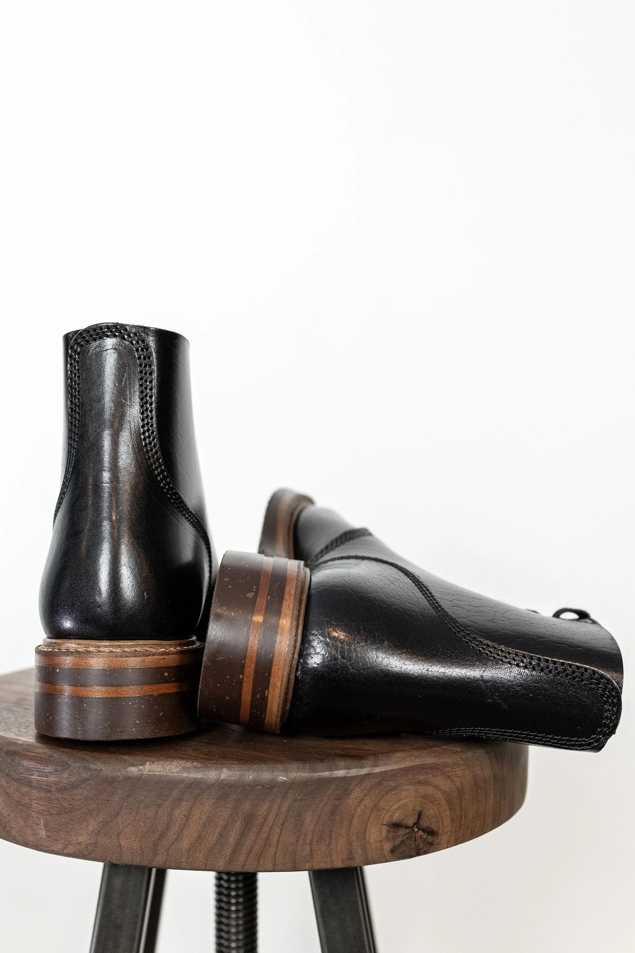 John Lofgren M-43 Service Shoes - Shinki Hikaku Black Teacore Horsebutt sold by Franklin and Poe product image thumbnail 4