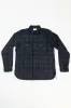 Samurai SIN24-03W Rope Dyed Flannel Shirt - Black sold by Franklin and Poe