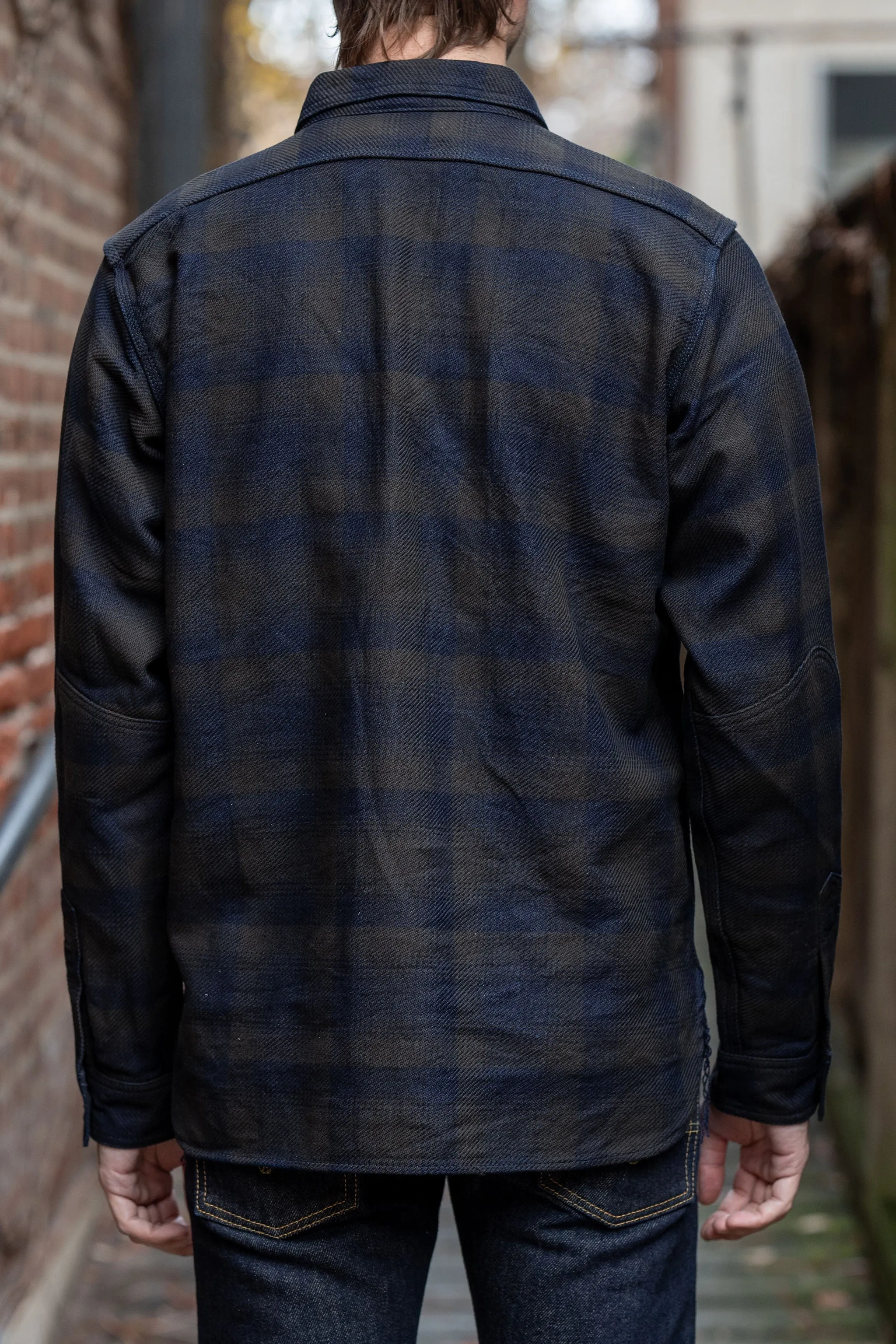 Samurai SIN24-03W Rope Dyed Flannel Shirt - Black sold by Franklin and Poe product image thumbnail 3