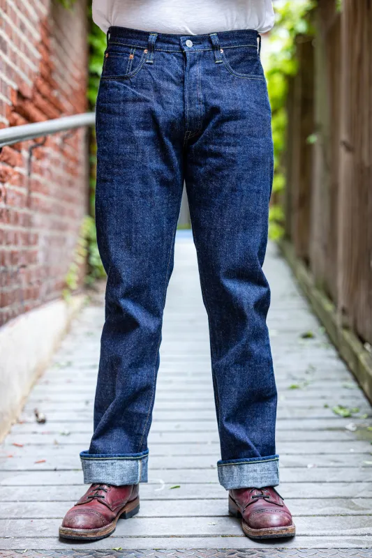 Sugar Cane 14oz Straight Leg Hawaii - Rinsed sold by Franklin and Poe