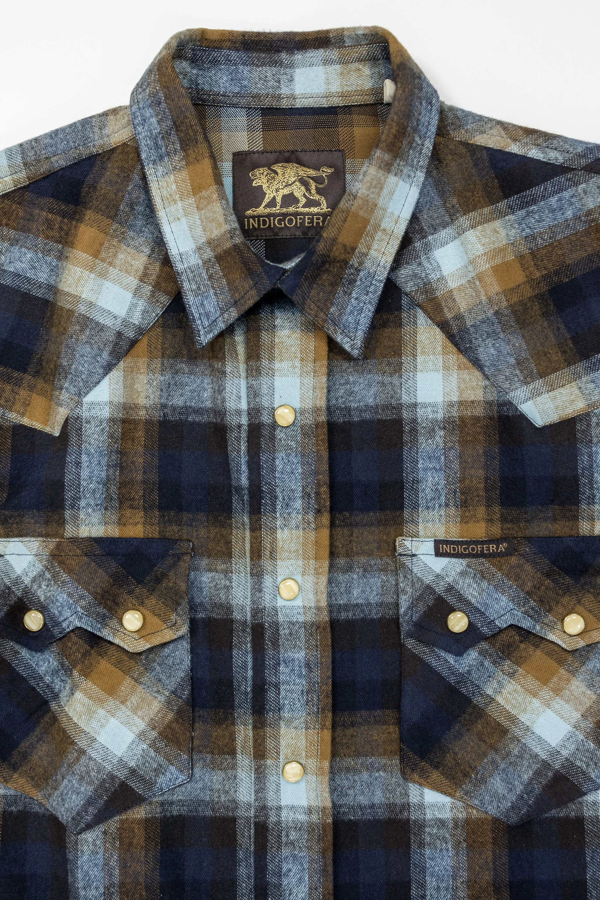 Indigofera Dollard - Brown/Beige/Blue sold by Franklin and Poe product image thumbnail 5