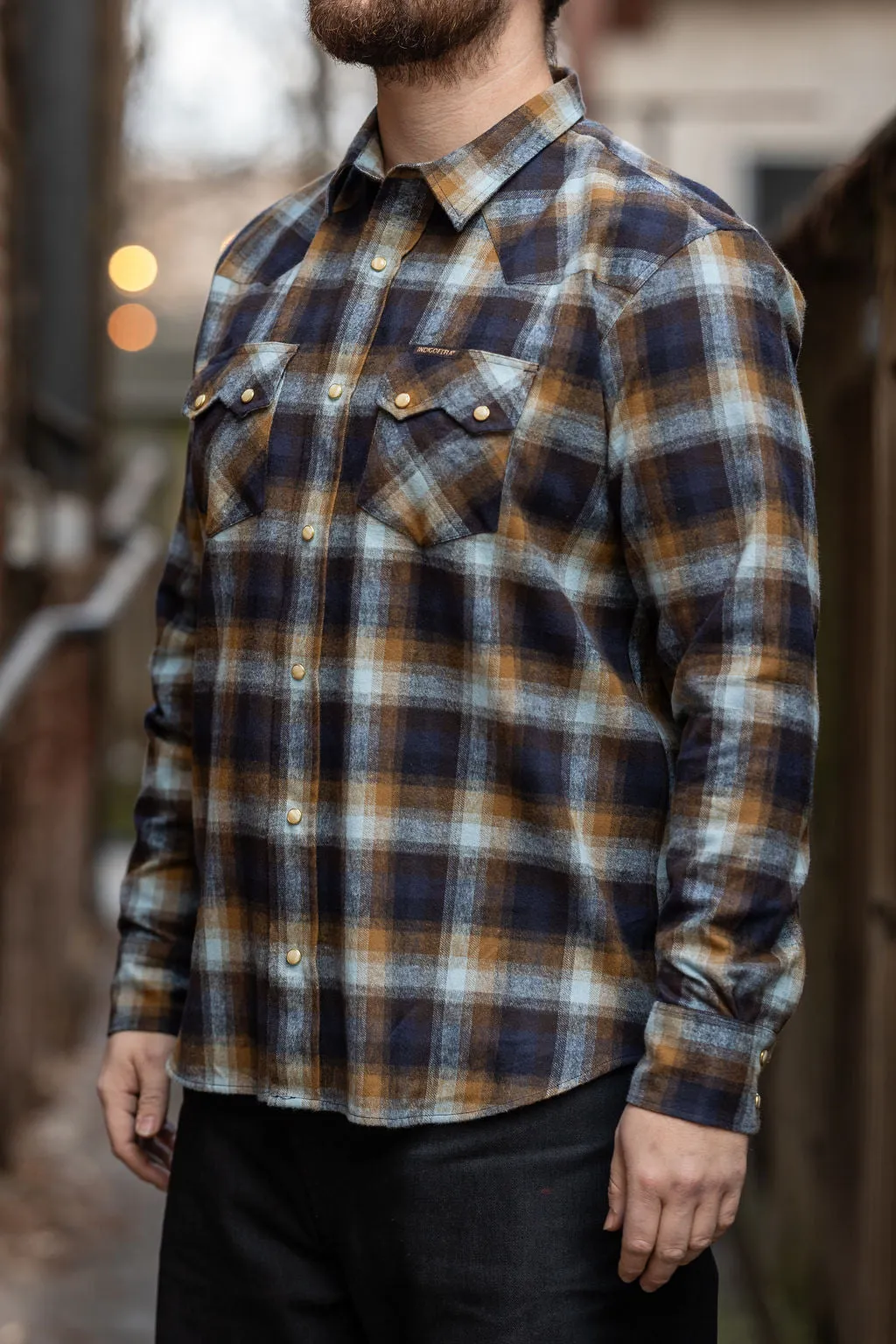 Indigofera Dollard - Brown/Beige/Blue sold by Franklin and Poe product image thumbnail 2