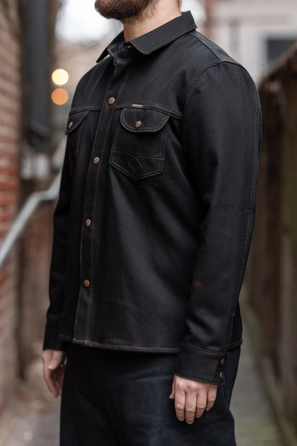 Indigofera Copeland - Cotton Kersey Black sold by Franklin and Poe product image thumbnail 2