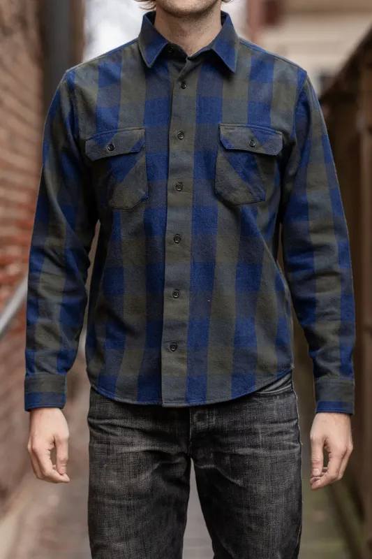 Indigofera Norris - Indigo/Green sold by Franklin and Poe