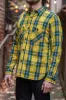 Samurai SIN24-02W Rope Dyed Flannel Shirt - Yellow sold by Franklin and Poe
