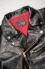 The Flat Head FN-LJ-HW004 Horsehide Double Riders Jacket - Black sold by Franklin and Poe