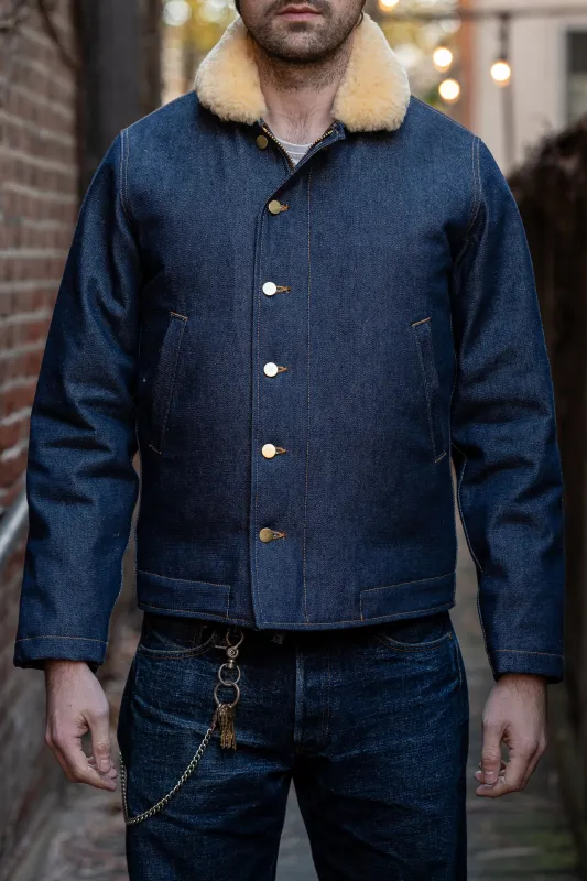 Dehen 1920 N-1 Deck Jacket - Lasso Denim sold by Franklin and Poe