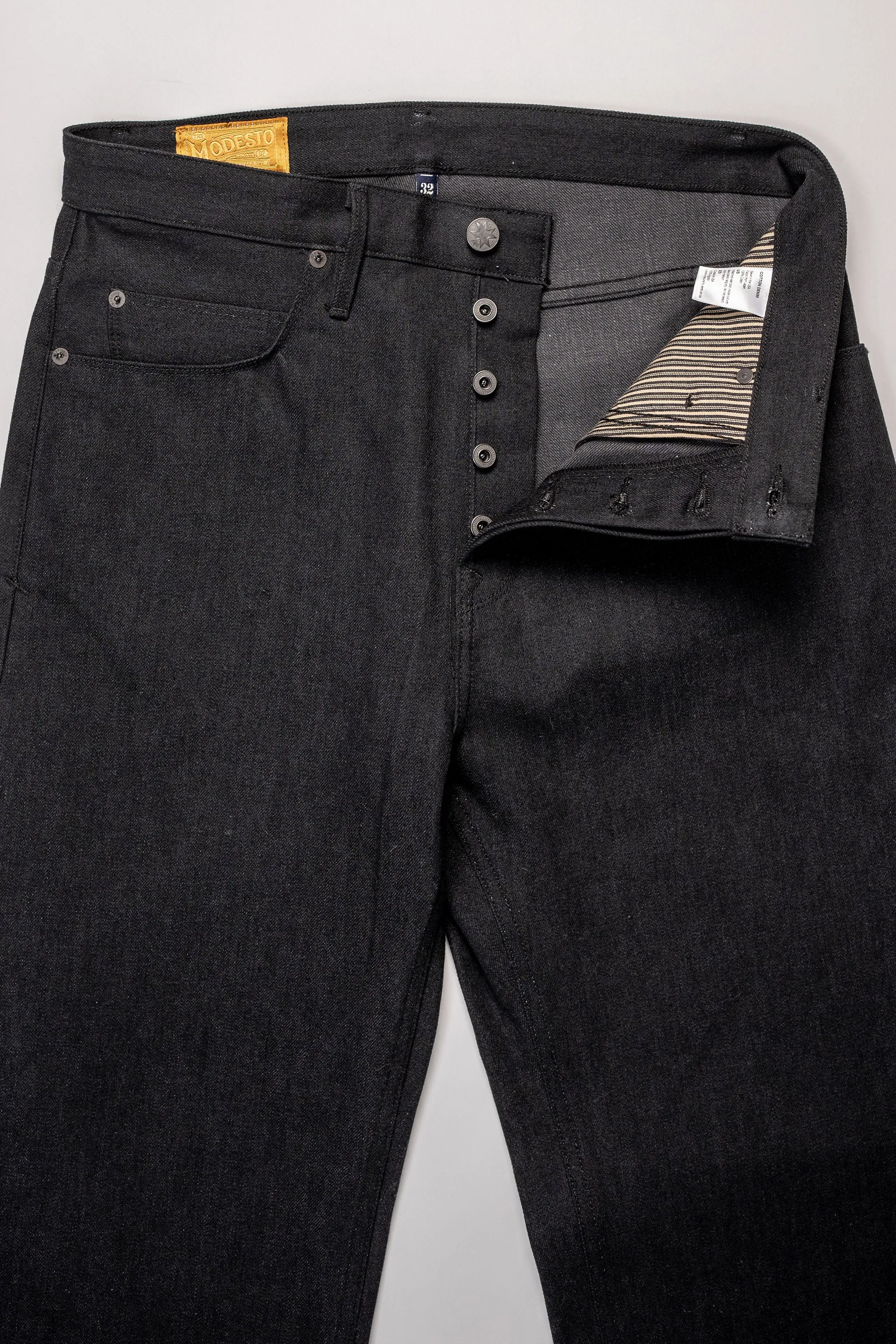 Freenote Cloth Modesto - 14oz Black Grey Denim sold by Franklin and Poe product image thumbnail 5