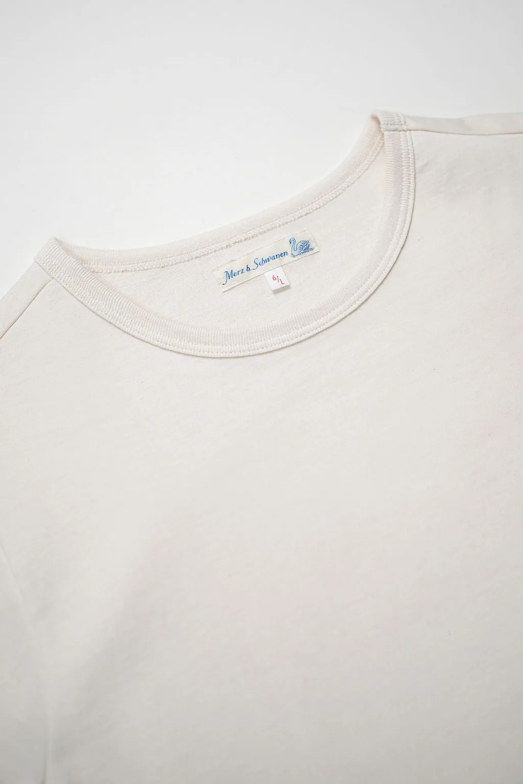 Merz b. Schwanen 215 Classic Crew Neck T-Shirt - Nature sold by Franklin and Poe product image thumbnail 4