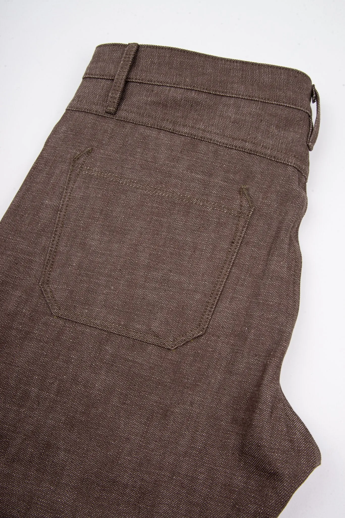Freenote Cloth Rios - 15oz Brown Denim sold by Franklin and Poe product image thumbnail 4