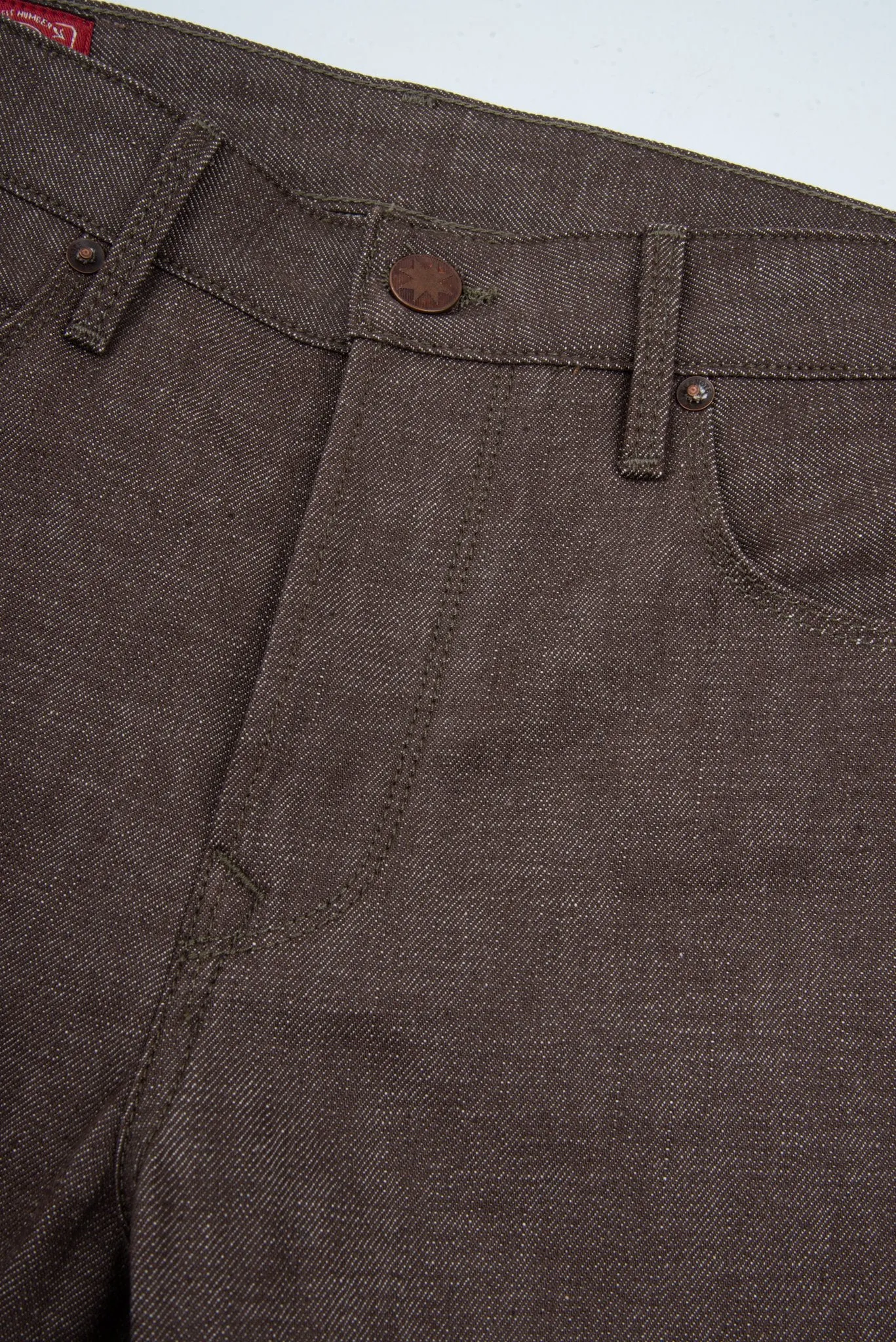 Freenote Cloth Rios - 15oz Brown Denim sold by Franklin and Poe product image thumbnail 5