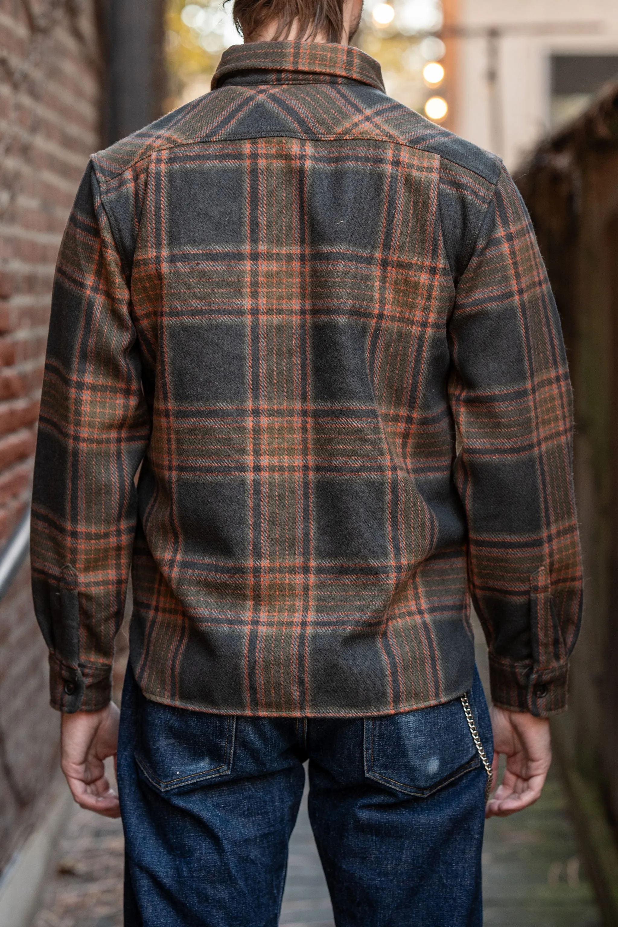 Freenote Cloth Benson - Black Plaid Wool sold by Franklin and Poe product image thumbnail 3