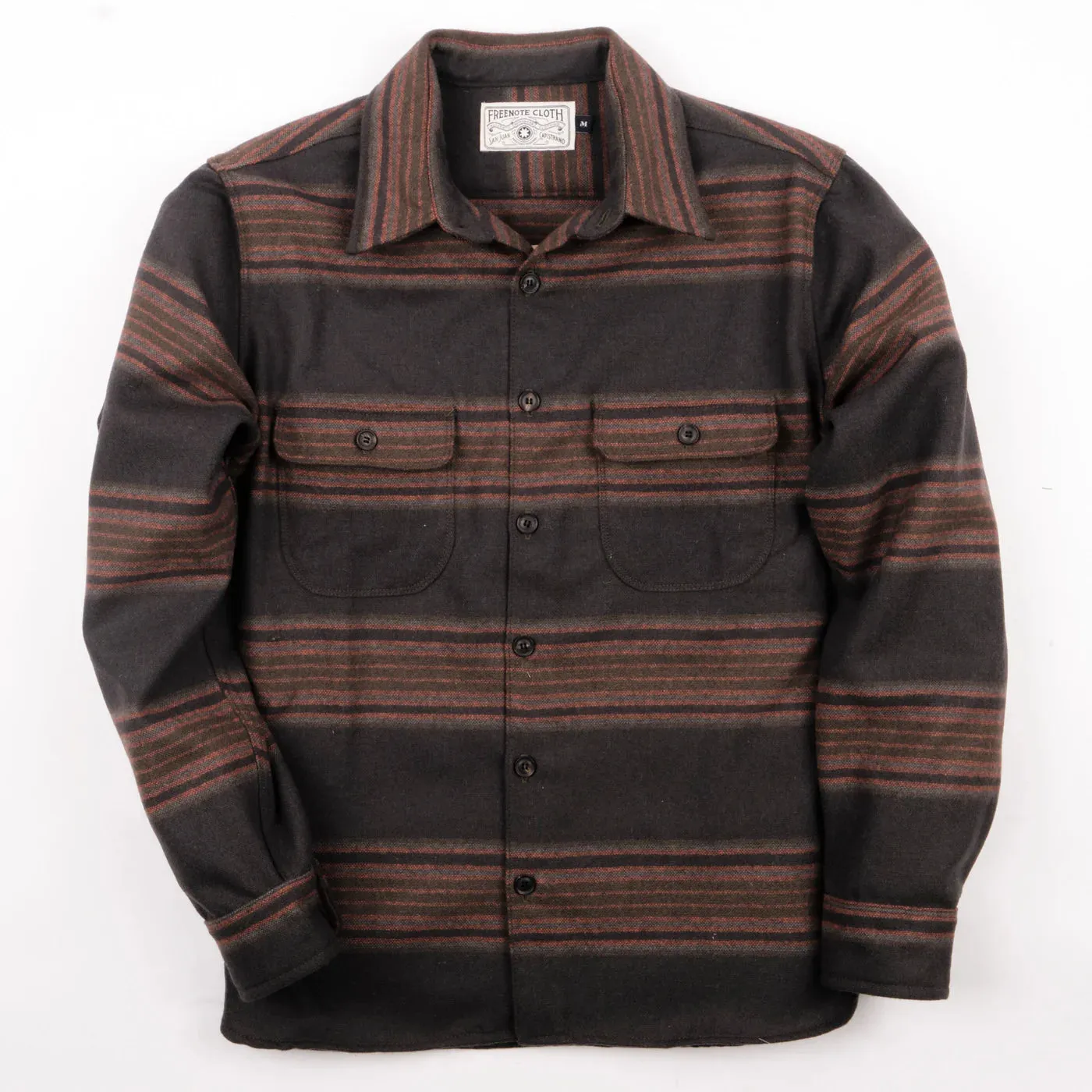 Freenote Cloth Benson - Black Stripe Wool sold by Franklin and Poe product image thumbnail 4