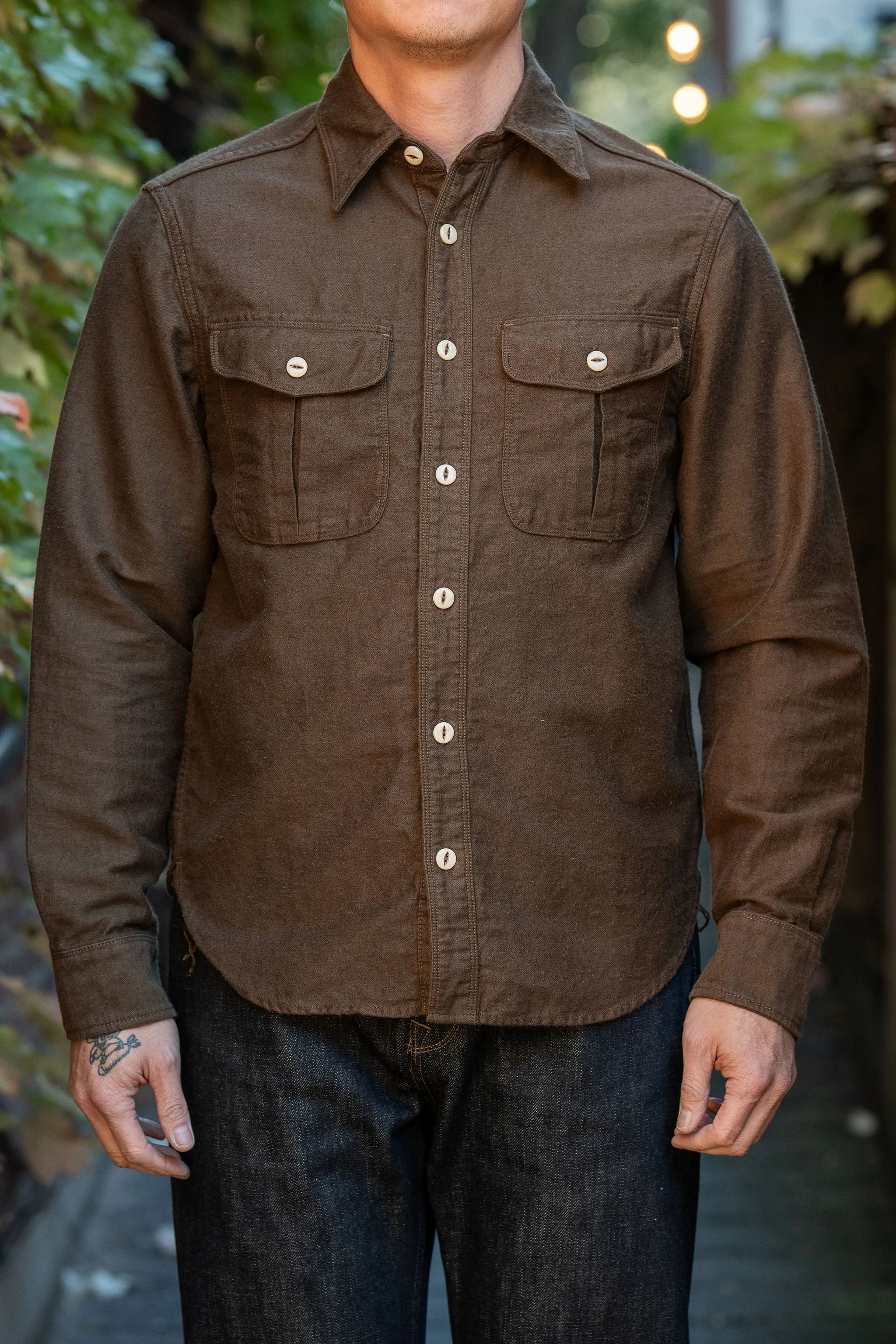 Freenote Cloth Rancho - Moss sold by Franklin and Poe