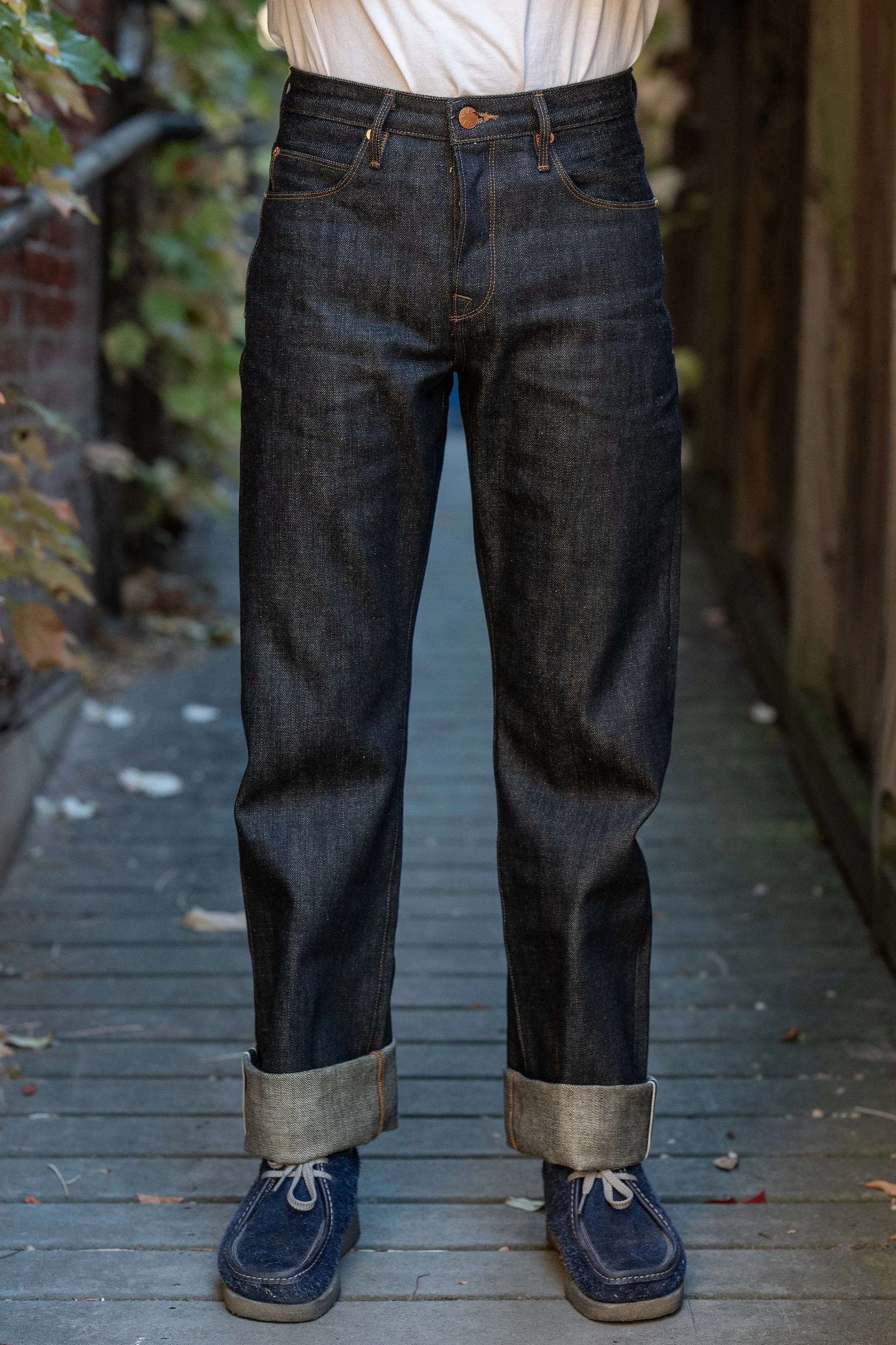 Freenote Cloth Belford - 15oz Indigo sold by Franklin and Poe